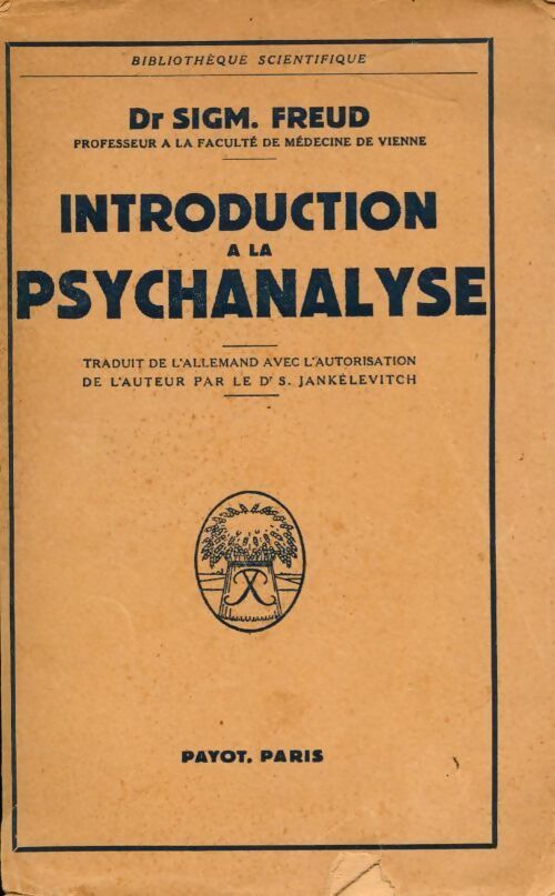 Livrenpoche : Introduction à la psychanalyse - Sigmund Freud - Livre