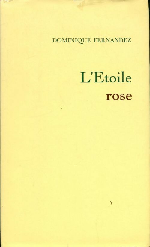 Livrenpoche : L'étoile rose - Dominique Fernandez - Livre