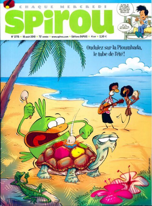 Livrenpoche : Spirou n°3775 : Ondulez sur la Pioumbada, le tube de l'été ! - Collectif - Livre