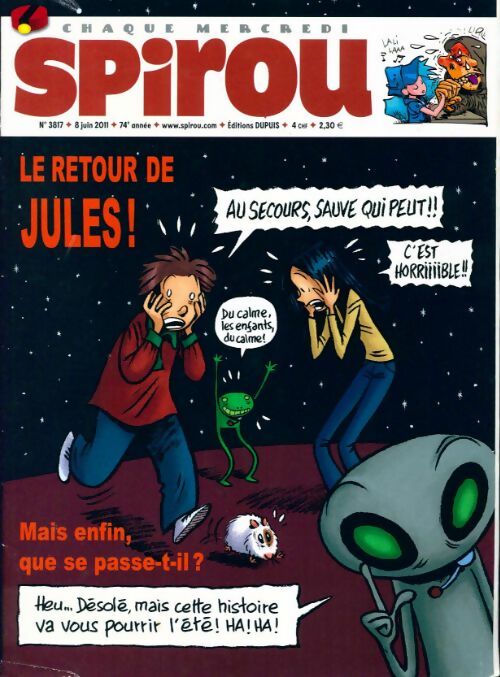 Livrenpoche : Spirou n°3817 : Le retour de Jules - Collectif - Livre