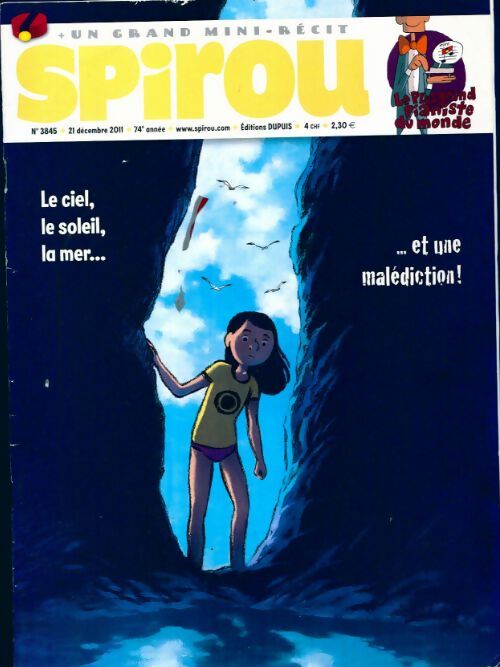 Livrenpoche : Spirou n°3845 : Le ciel, le soleil, la mer... - Collectif - Livre