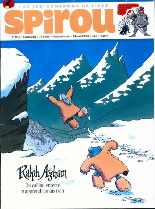 Livrenpoche : Spirou n°3874 : Ralph Azham, un caillou enterré n'apprend jamais rien - Collectif - Livre