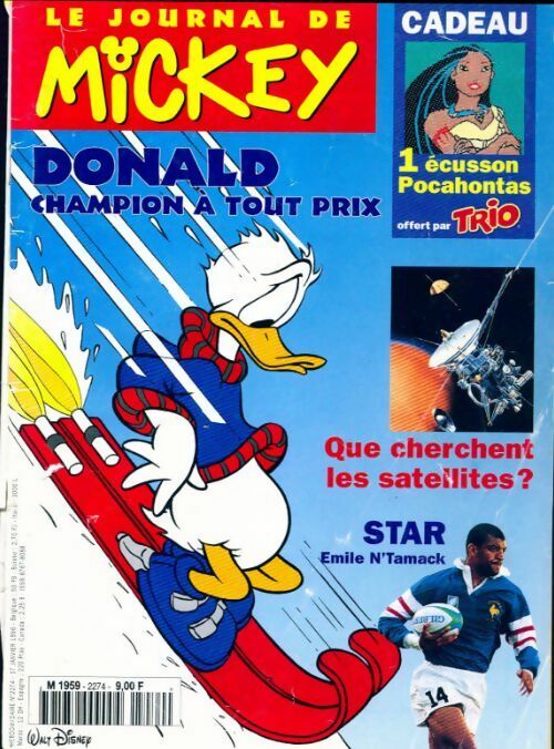 Livrenpoche : Le journal de Mickey n°2274 : Donald, champion à tout prix - Collectif - Livre