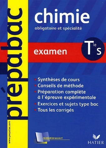 Livrenpoche : Chimie Terminale S obligatoire et spécialité examen - Isabelle Navizet - Livre