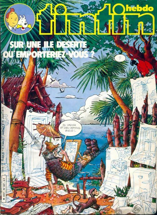 Livrenpoche : Tintin n°327 : Sur une île déserte qu'emporteriez-vous ? - Collectif - Livre