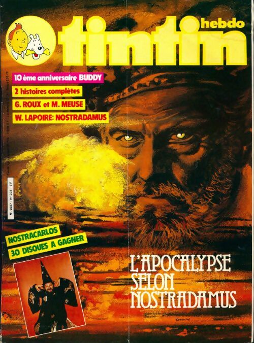 Livrenpoche : Tintin n°333 : L'apocalypse selon Nostradamus - Collectif - Livre