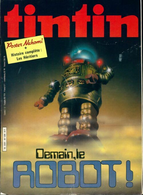 Livrenpoche : Tintin n°339 : Demain, le robot ! - Collectif - Livre