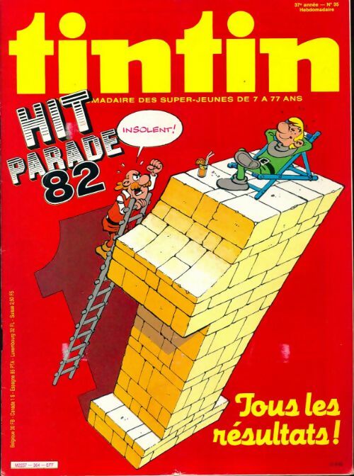Livrenpoche : Tintin n°364 : Hit parade 82 - Collectif - Livre