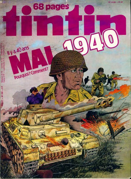 Livrenpoche : Tintin n°244 : Il y a 40 ans, mais 1940 - Collectif - Livre