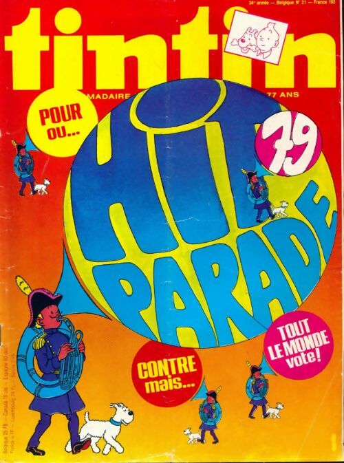 Livrenpoche : Tintin n°193 : Hit parade 79 - Collectif - Livre