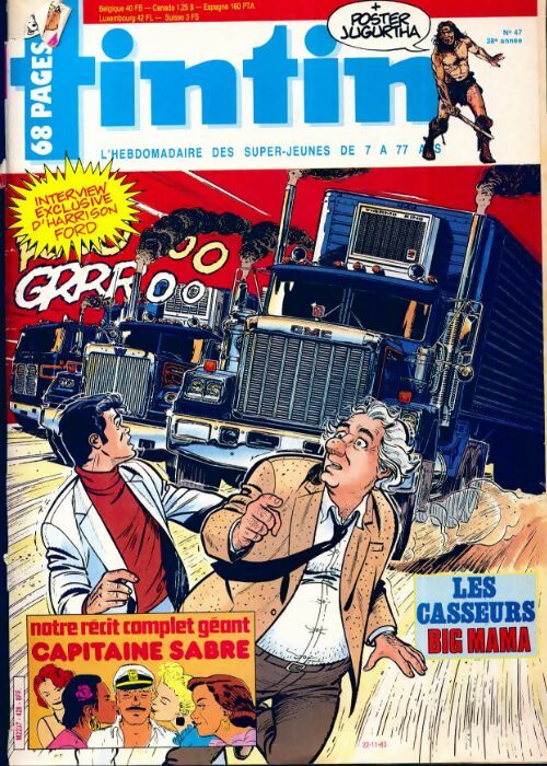 Livrenpoche : Tintin n°428 : Les casseurs, big mama - Collectif - Livre