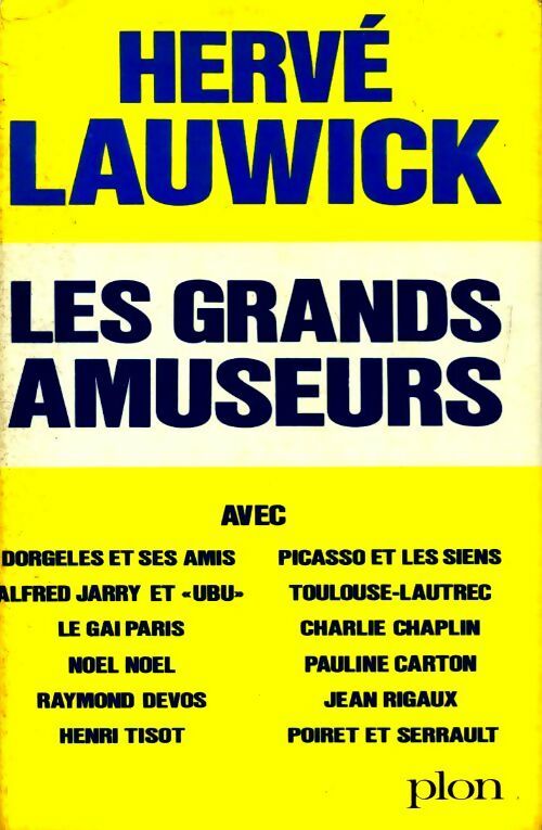 Livrenpoche : Les grands amuseurs - Hervé Lauwick - Livre