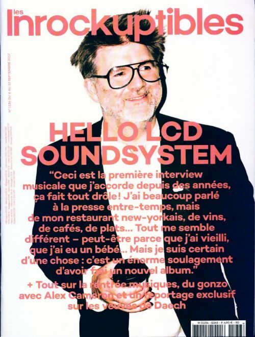 Livrenpoche : Les inRockuptibles n°1136 : Hello LCD Soundsystem - Collectif - Livre