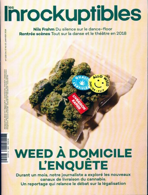 Livrenpoche : Les inRockuptibles n°1155 : Weed à domicile - Collectif - Livre