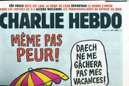 Livrenpoche : Charlie hebdo n°1200 : Même pas peur ! - Collectif - Livre
