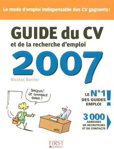 Livrenpoche : Le guide du CV et de la recherche d'emploi 2007 - Nicolas Barrier - Livre