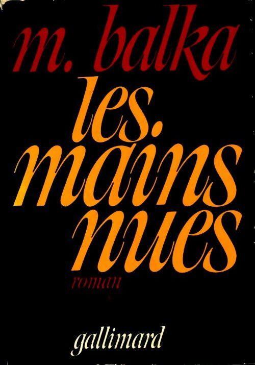 Livrenpoche : Les mains nues - M. Balka - Livre