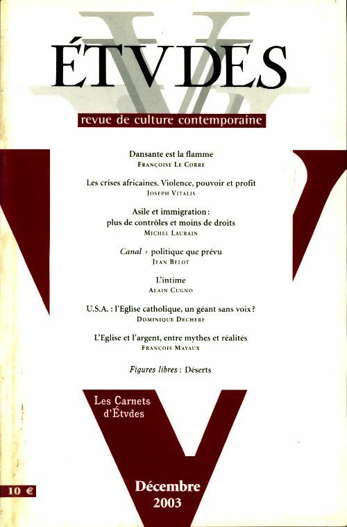 Livrenpoche : Etudes n°399-6 - Collectif - Livre