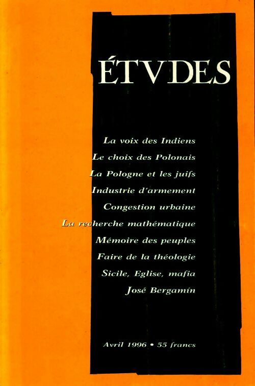 Livrenpoche : Etudes n°384-4 - Collectif - Livre