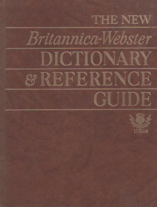 Livrenpoche : The new Britannica-Webster Dictionary & reference guide - Collectif - Livre
