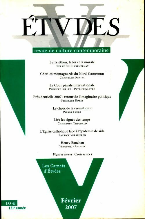 Livrenpoche : Etudes n°406-2 - Collectif - Livre
