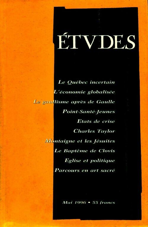 Livrenpoche : Etudes n°384-5 - Collectif - Livre