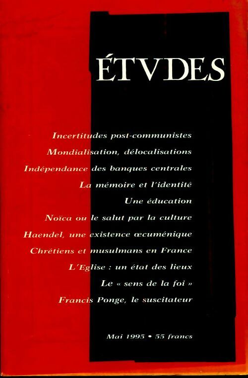 Livrenpoche : Etudes n°385-5 - Collectif - Livre