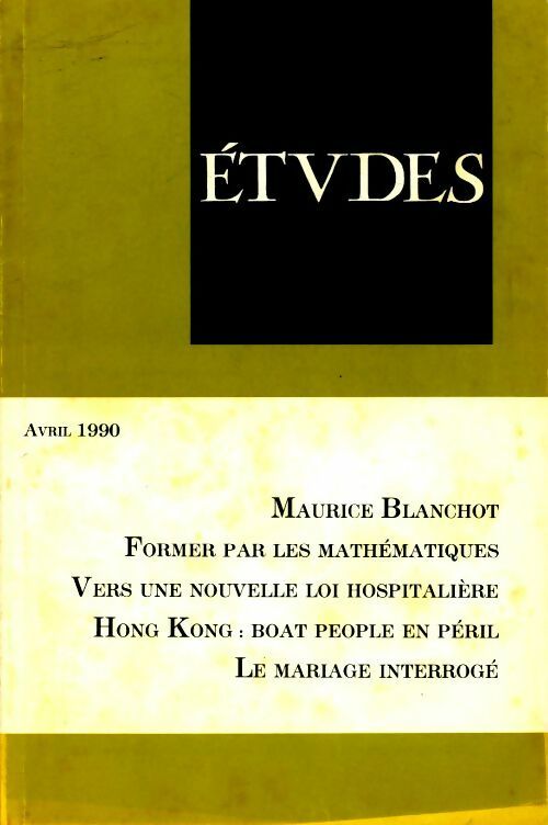 Livrenpoche : Etudes n°372-4 - Collectif - Livre