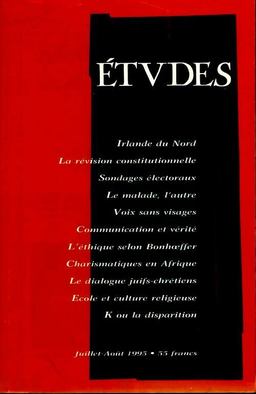 Livrenpoche : Etudes n°383-1 - Collectif - Livre