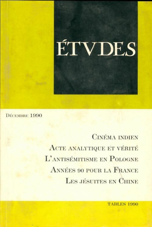 Livrenpoche : Etudes décembre 1990 - Collectif - Livre