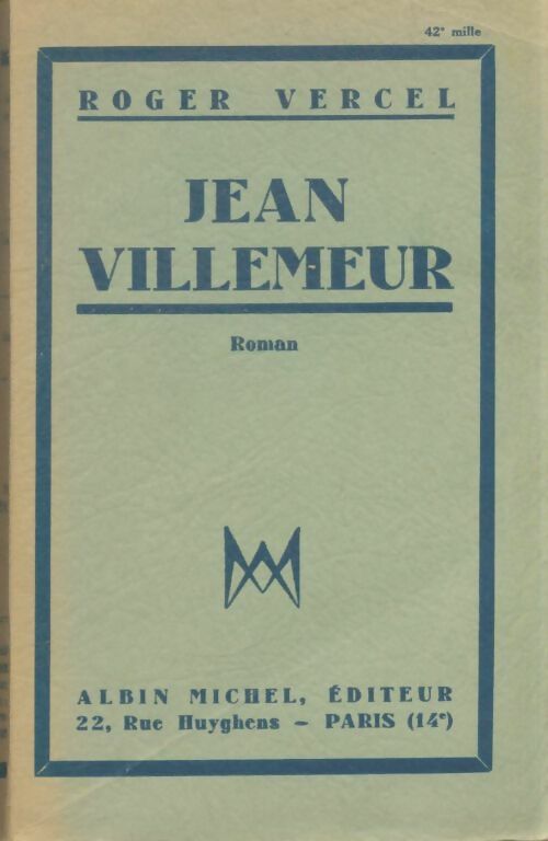 Livrenpoche : Jean Villemeur - Roger Vercel - Livre