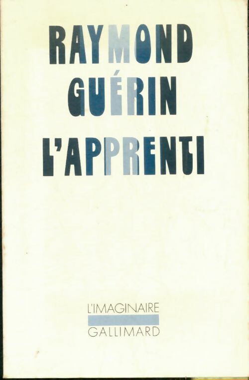 Livrenpoche : L'apprenti - Raymond Guérin - Livre