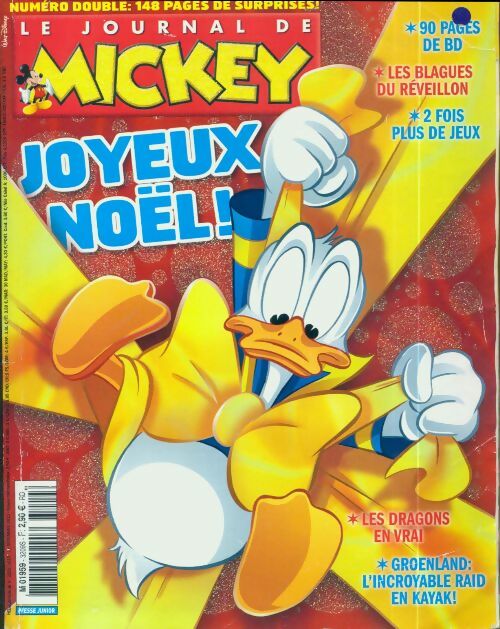 Livrenpoche : Le journal de Mickey n°3209-3210 : Joyeux Noël ! - Collectif - Livre