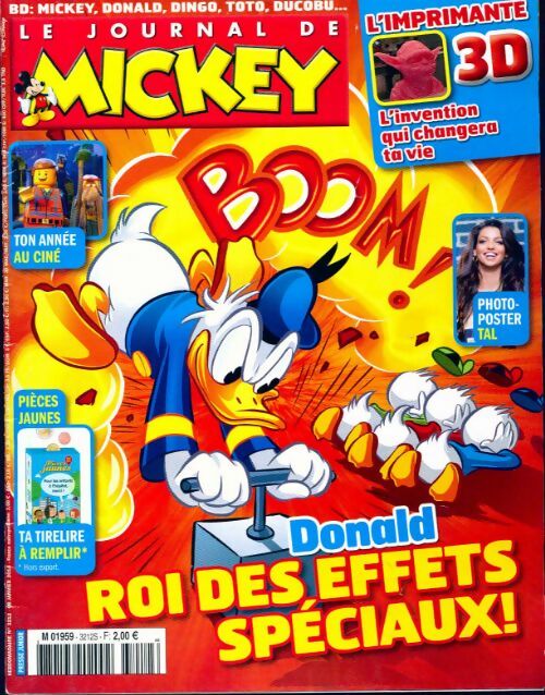 Livrenpoche : Le journal de Mickey n°3212 : Donald roi des effets spéciaux - Collectif - Livre