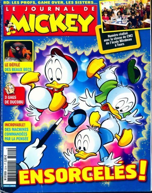 Livrenpoche : Le journal de Mickey n°3214 : Ensorcelés ! - Collectif - Livre