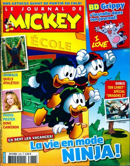 Livrenpoche : Le journal de Mickey n°3236 : La vie en mode Ninja - Collectif - Livre
