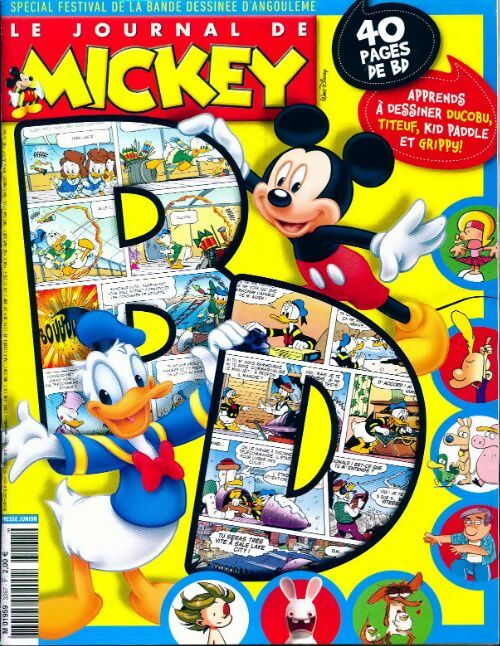 Livrenpoche : Le journal de Mickey n°3267 : 40 pages de BD - Collectif - Livre