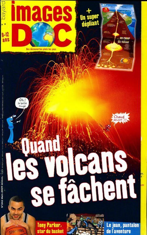 Livrenpoche : Images doc n°243 : Quand les volcans se fâchent - Collectif - Livre