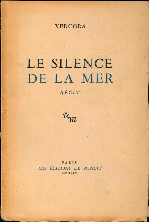 Livrenpoche : Le silence de la mer - Vercors - Livre