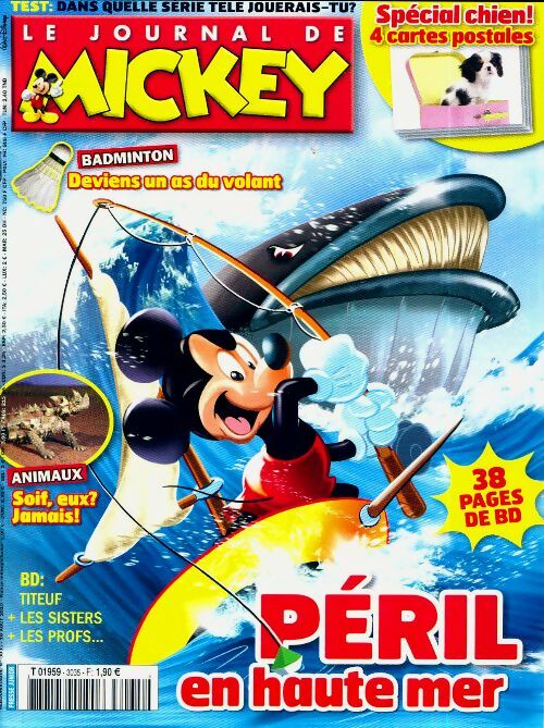 Livrenpoche : Le journal de Mickey n°3035 : Péril en haute mer - Collectif - Livre
