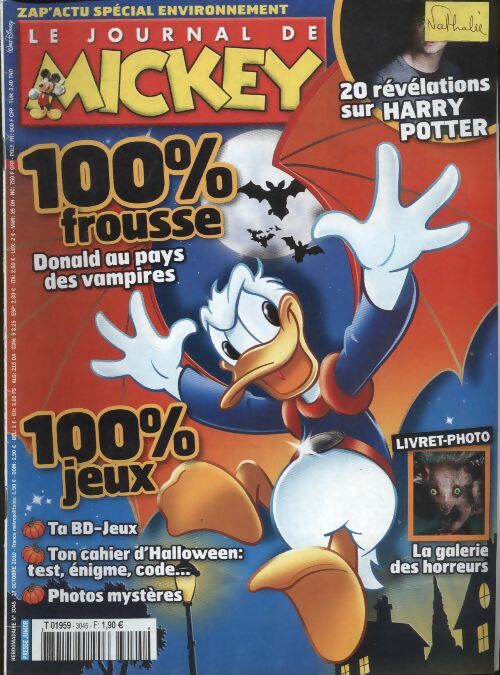 Livrenpoche : Le journal de Mickey n°3045 : Donald au pays des vampires - Collectif - Livre