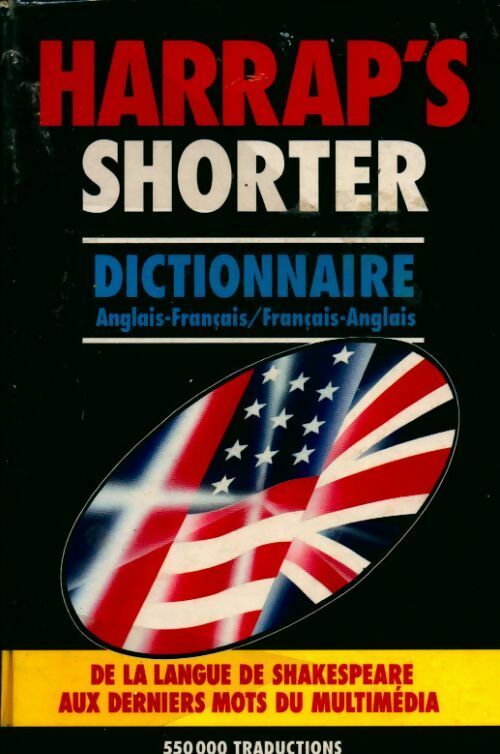 Livrenpoche : Harrap's shorter dictionnaire Anglais/Français Tome I - J. E Mansion - Livre