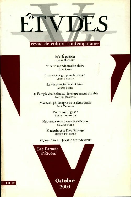 Livrenpoche : Etudes n°399-4 - Collectif - Livre