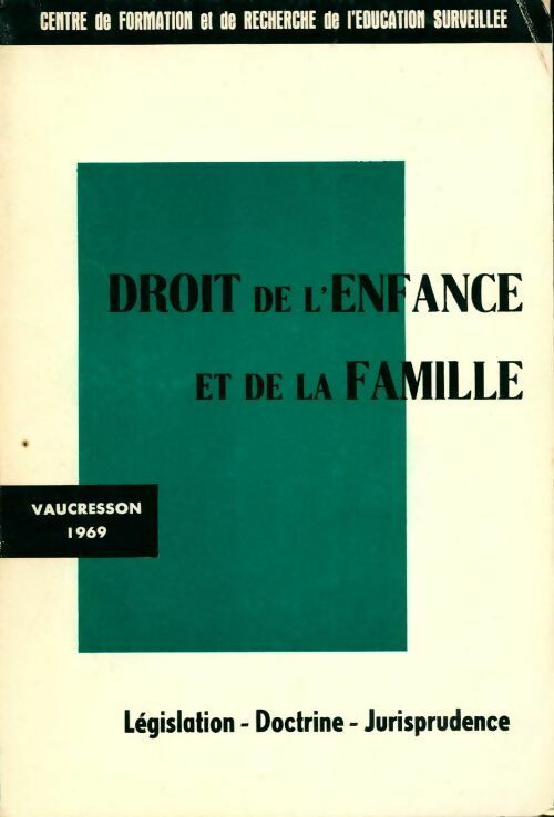 Livrenpoche : Droit de l'enfance et de la famille - Collectif - Livre