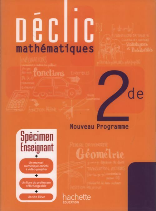 Livrenpoche : Déclic mathématiques seconde - Jean-Paul Beltramone - Livre
