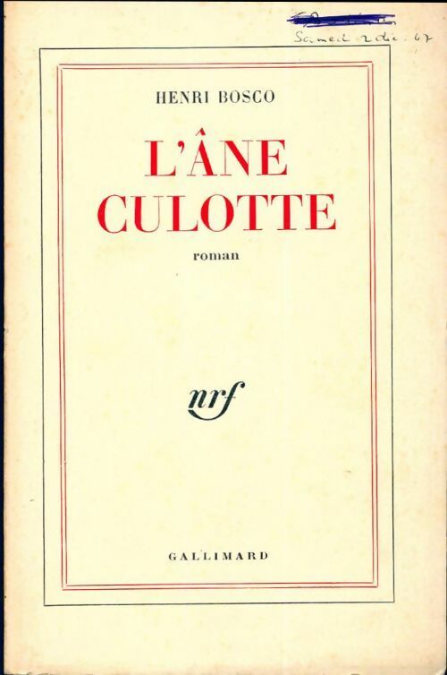 Livrenpoche : L'âne Culotte - Henri Bosco - Livre