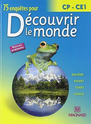Livrenpoche : 75 enquêtes pour découvrir le monde CP / CE1 - Collectif - Livre