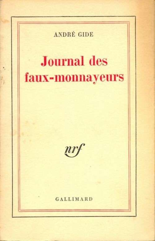 Livrenpoche : Journal des faux-monnayeurs - André Gide - Livre