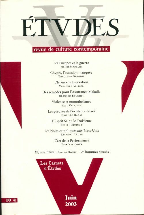 Livrenpoche : Etudes n°405-1 - Collectif - Livre