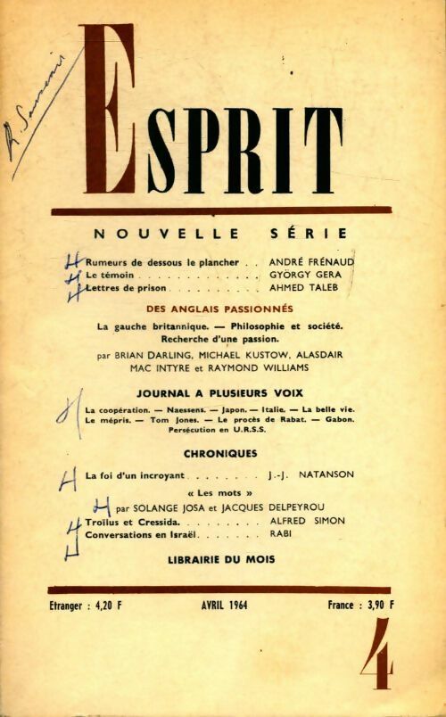 Livrenpoche : Esprit n°327 - Collectif - Livre